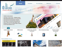 Tablet Screenshot of id-alizes.fr