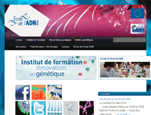 Tablet Screenshot of ecole-adn.id-alizes.net